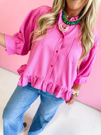 Sweet Ease Button Up Top