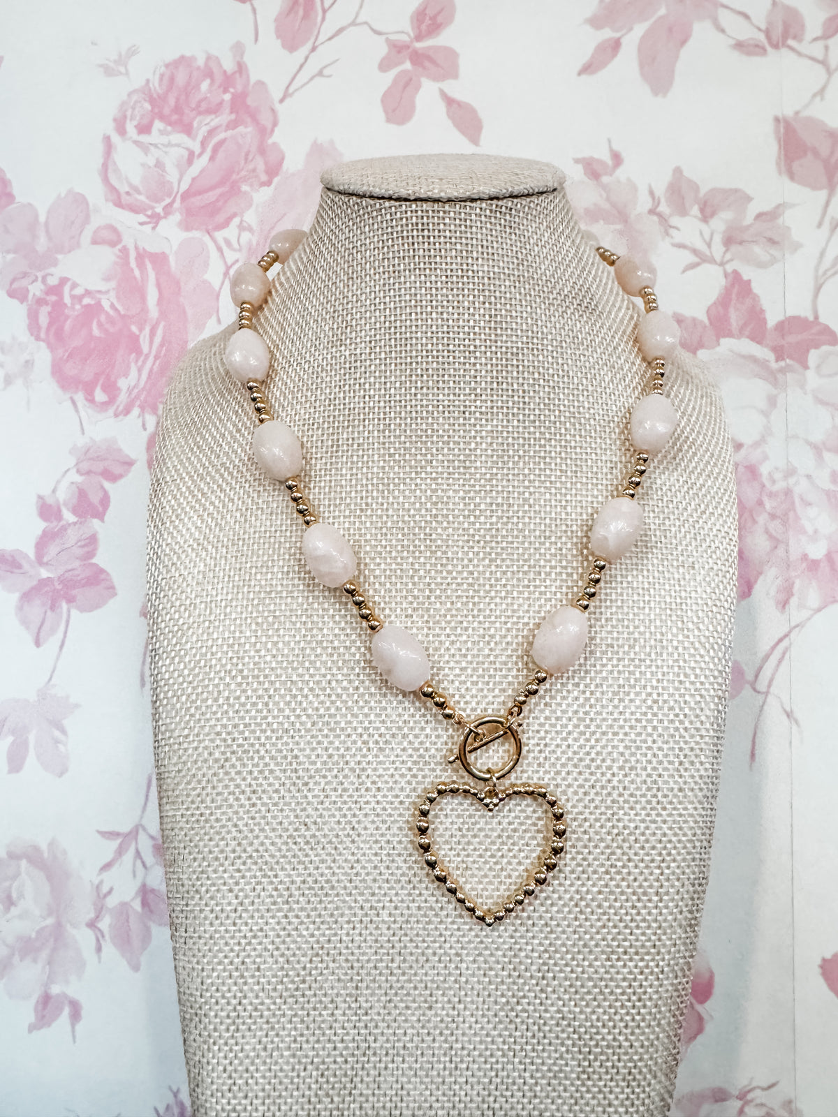 Pastel Open Heart Necklace