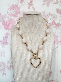 Pastel Open Heart Necklace
