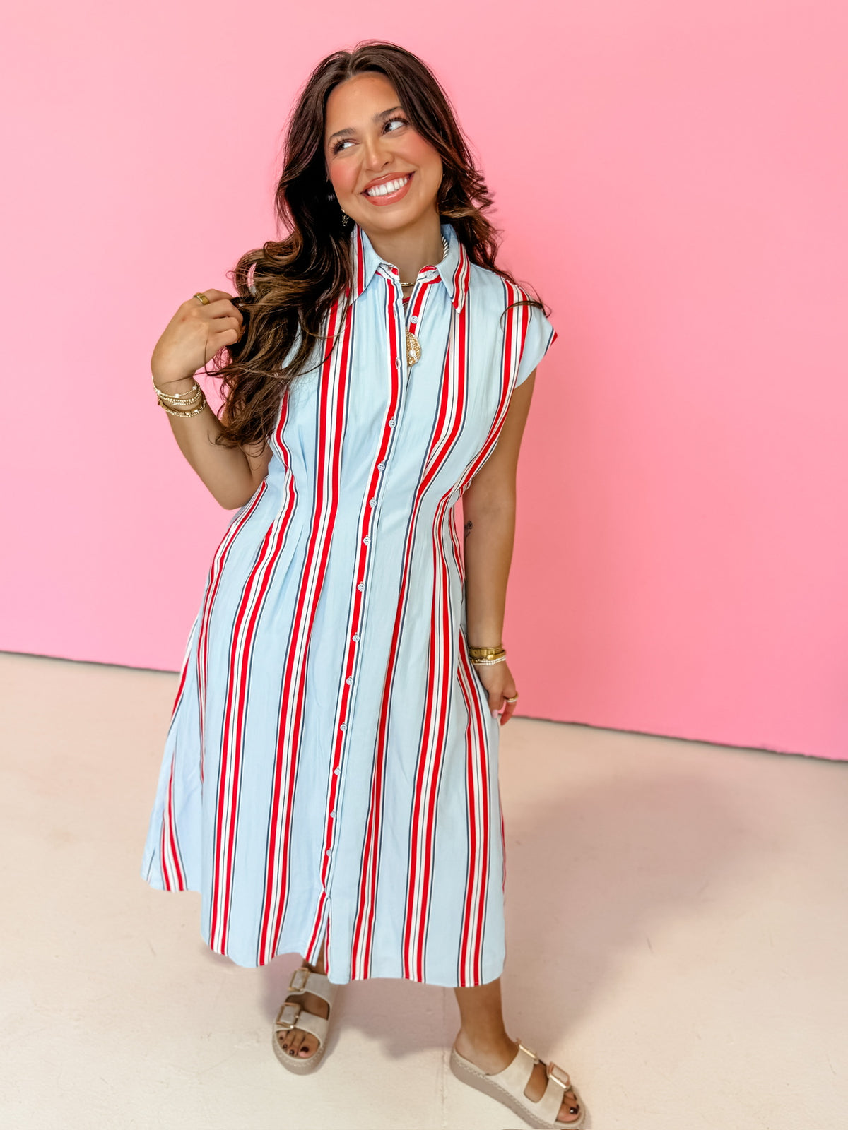 Harbour Stripe Dress