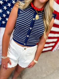 Dally Button Top