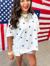 Patriotic Dot Top