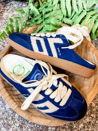 Navy Teddy back70 mule