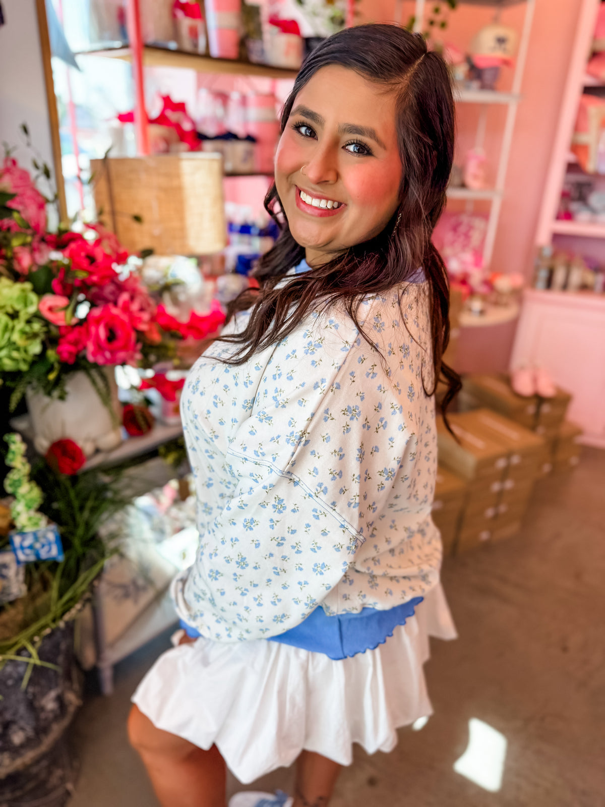 Ditsy Days Sweater