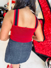 lined with love halter top