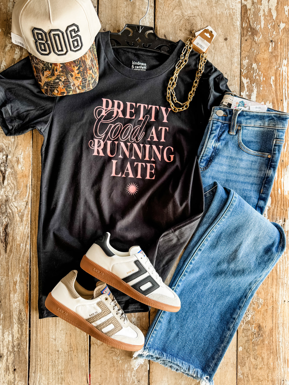 Pretty Good At Running Late Tee