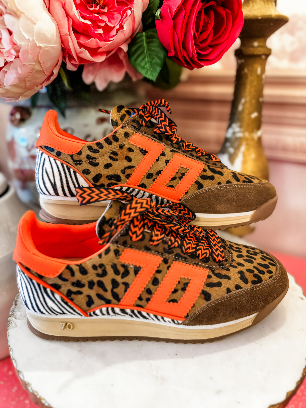 Jogger L Mix Couio Orange back 70's Sneakers