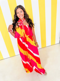 Ella Striped Jumpsuit