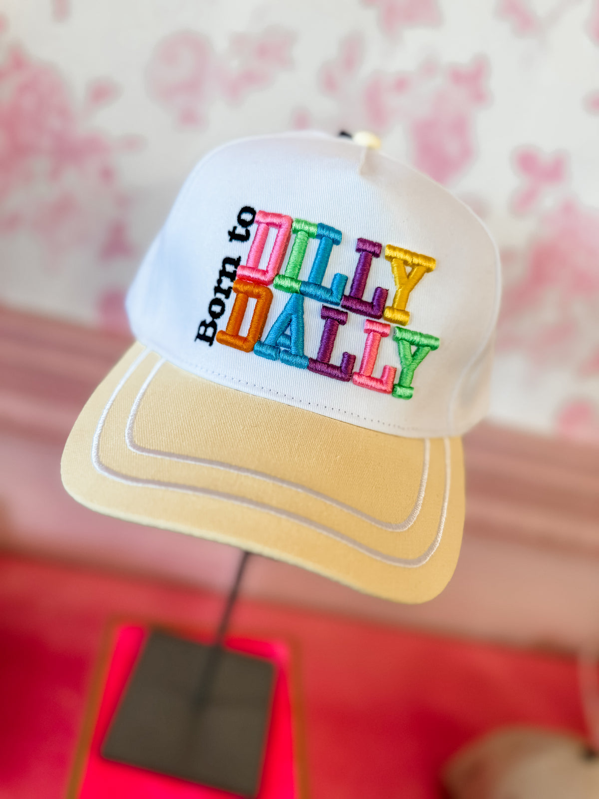 Born to Dilly Dally Yellow Hat
