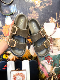 Need Olive Sandals