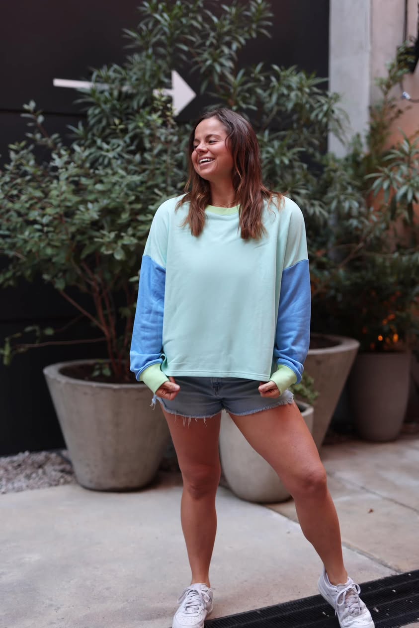 Day Off Sweatshirt Top - 2 Colors