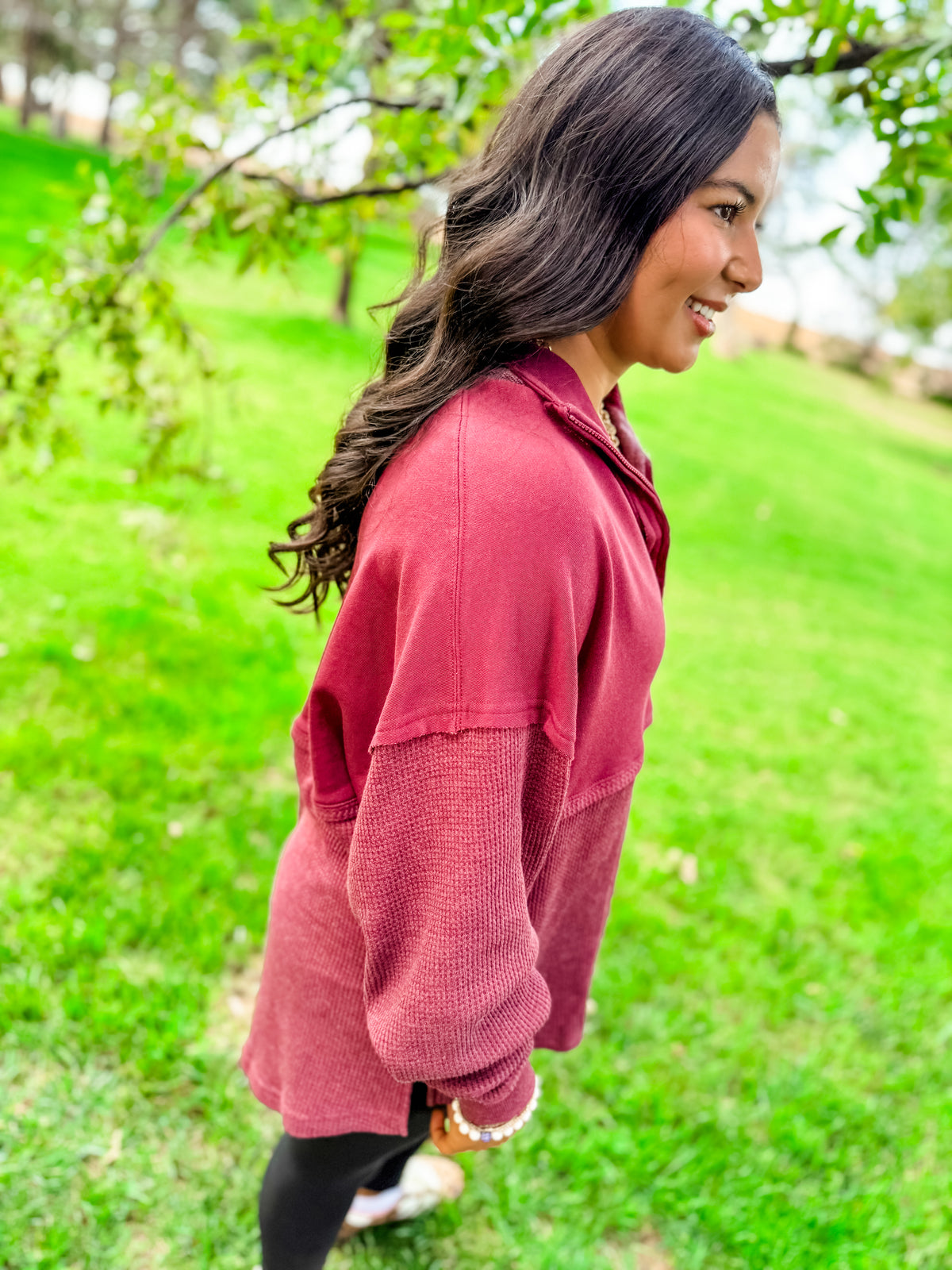 Ready or Not Soft Waffle 1/4 Zip