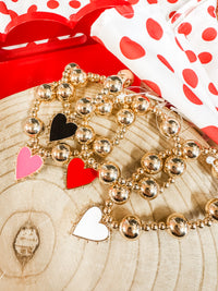 Stud Heart Bracelet