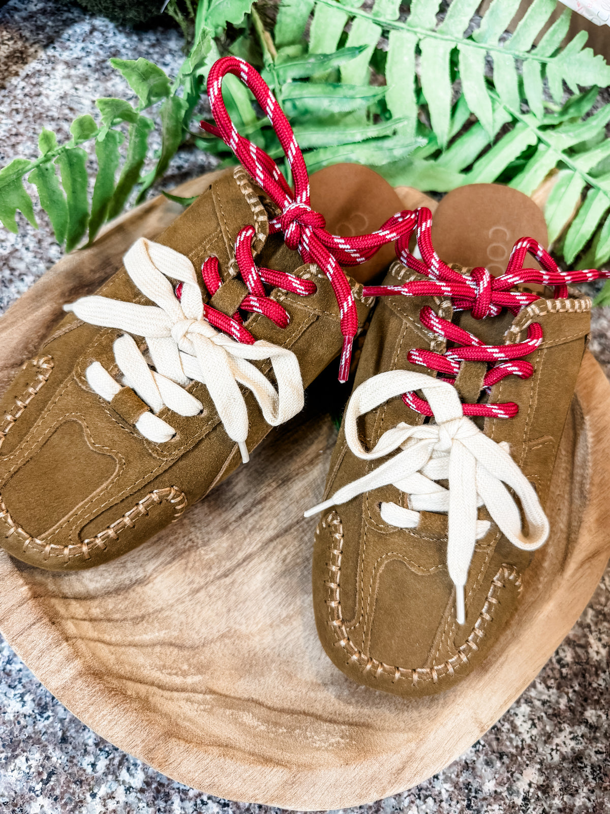 Devyn Brown mule sneaker