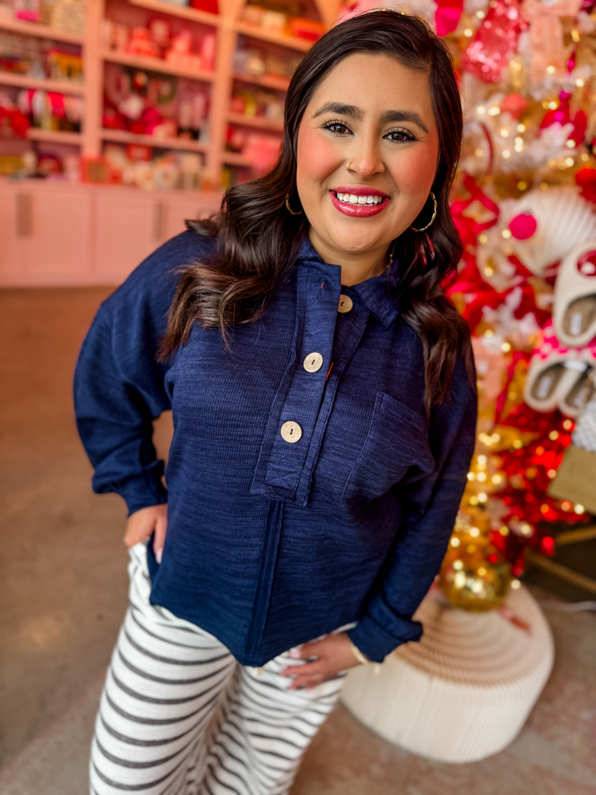 Cute As A Button Top