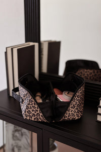 Hold All Cosmetic Bag-Traditional Cheetah