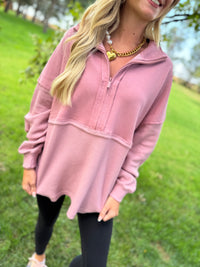 Ready or Not Soft Waffle 1/4 Zip