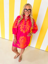 Coral Crush Dress