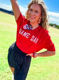 Red Game Day Short Sleeve