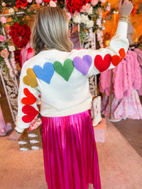 Rainbow Heart Sweater