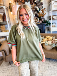 Cool Girl Top - Olive