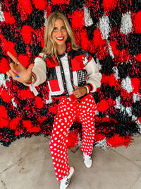 Texas Tech Patchwork Sherpa Jacket