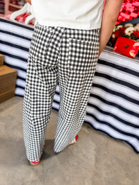 Guns Up Gingham Pants
