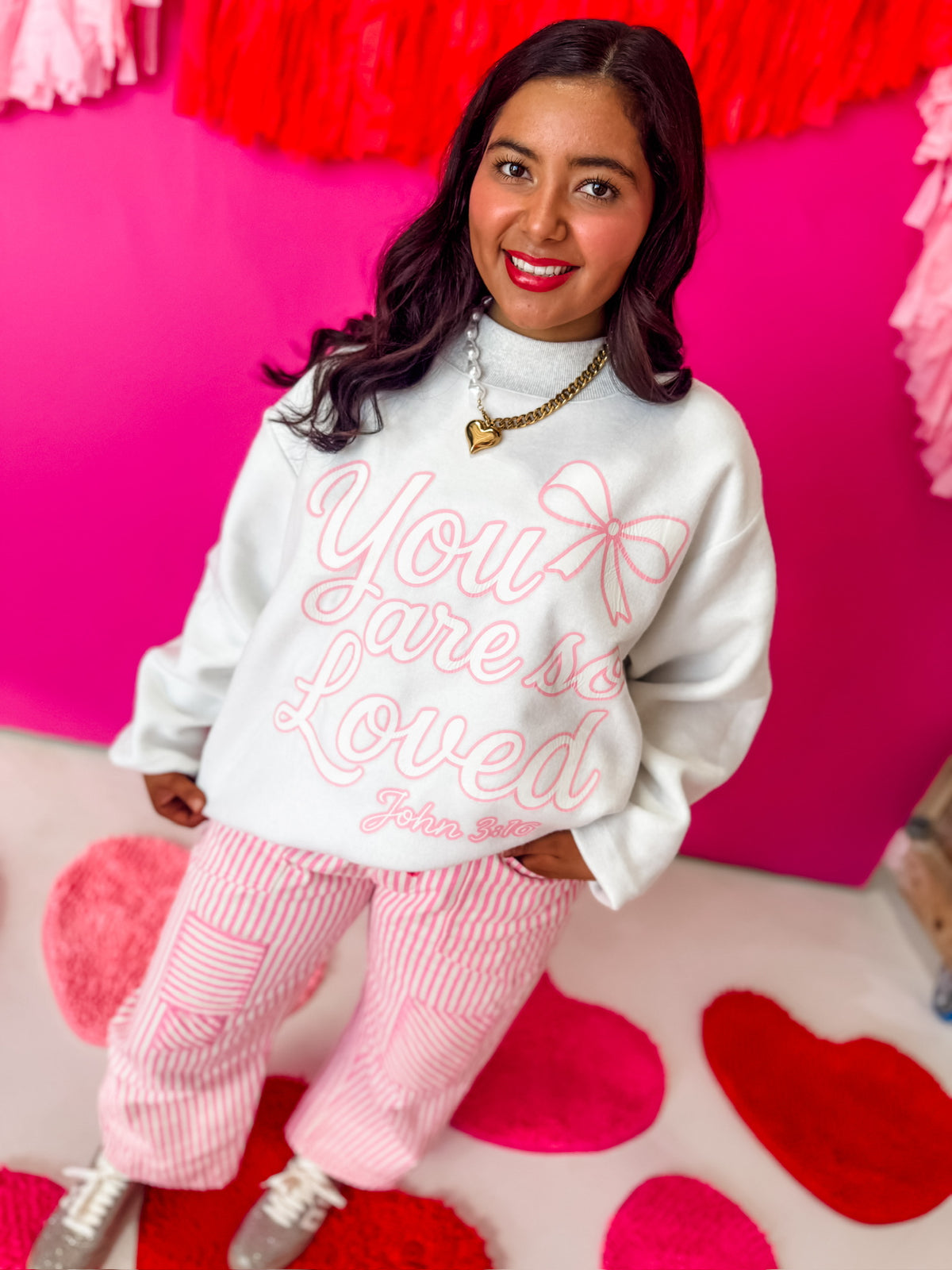 Reversible Love Mockneck