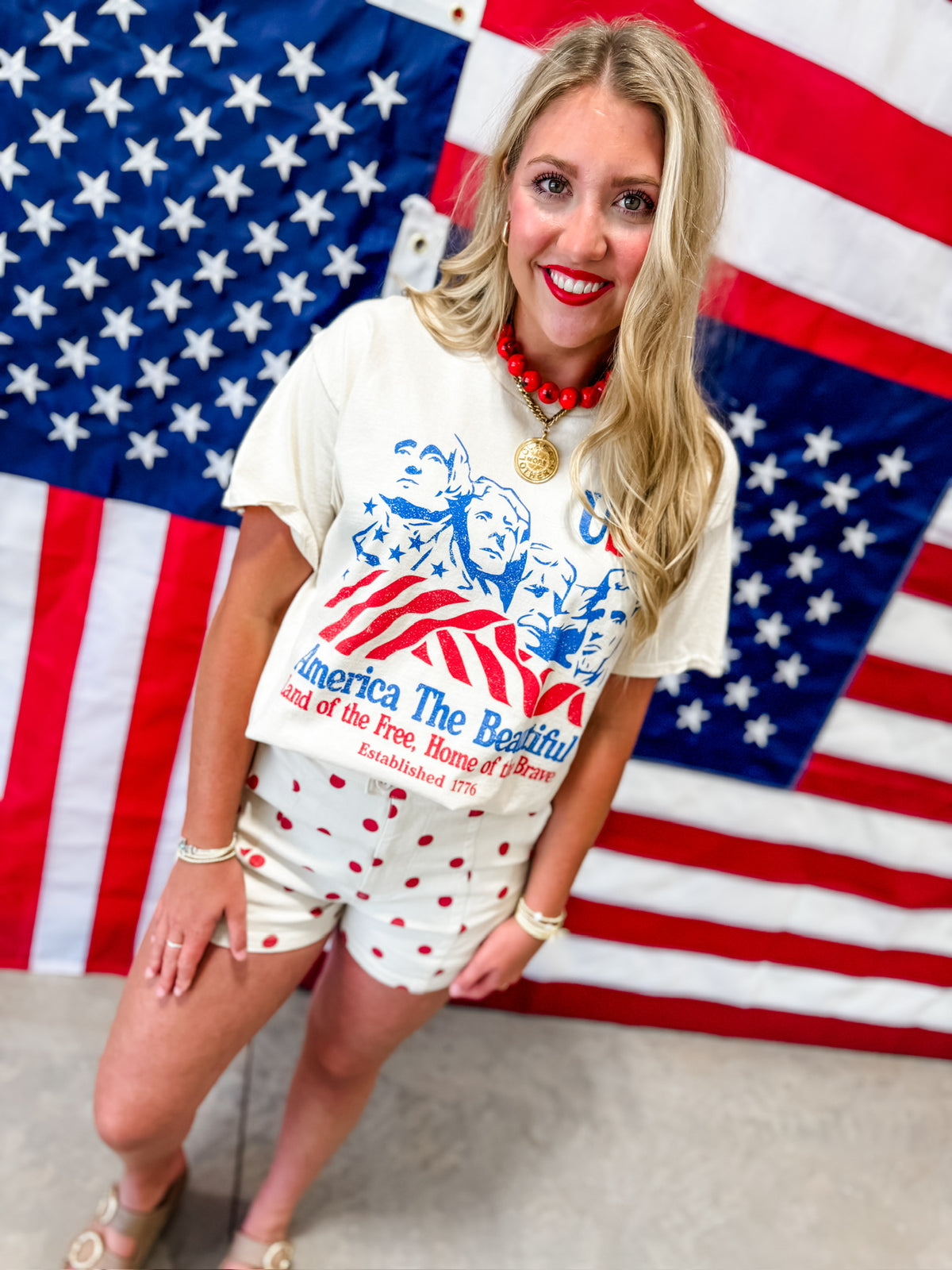 4th Of July Mount Rushmore Tee