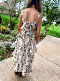 Hazelnut Ruffle Dress