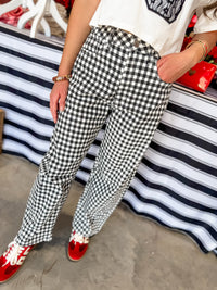 Guns Up Gingham Pants