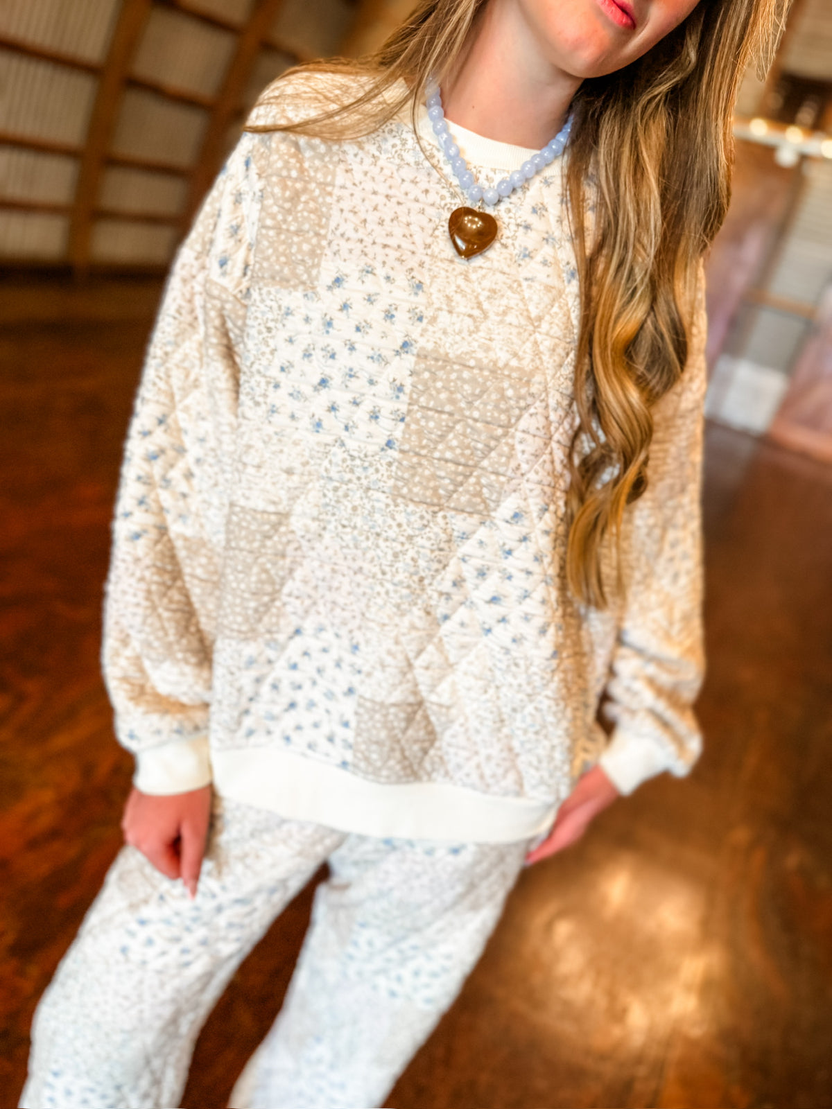 Floral Quilted Set