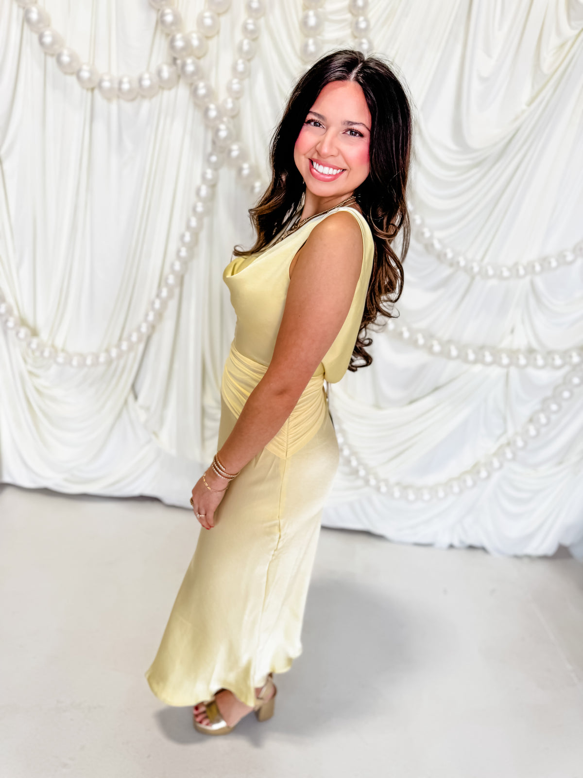 Soft Glow Maxi Dress