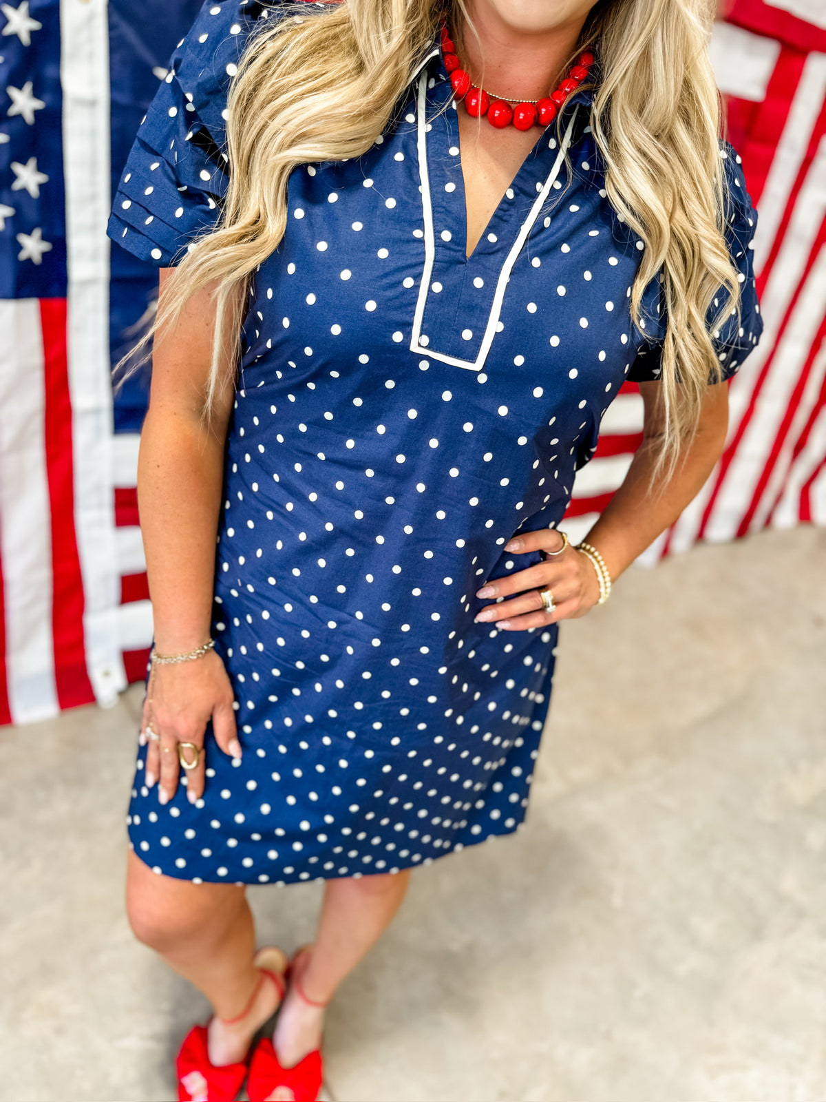 Nautical Navy Dress