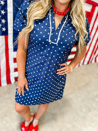 Nautical Navy Dress