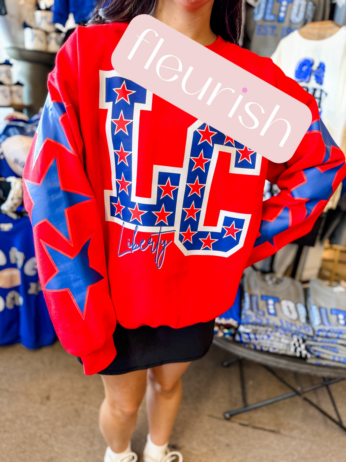 Lubbock Cooper Star Sweatshirt LIBERTY PRE-ORDER