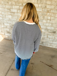 Mascott Stripe Long Sleeve Top
