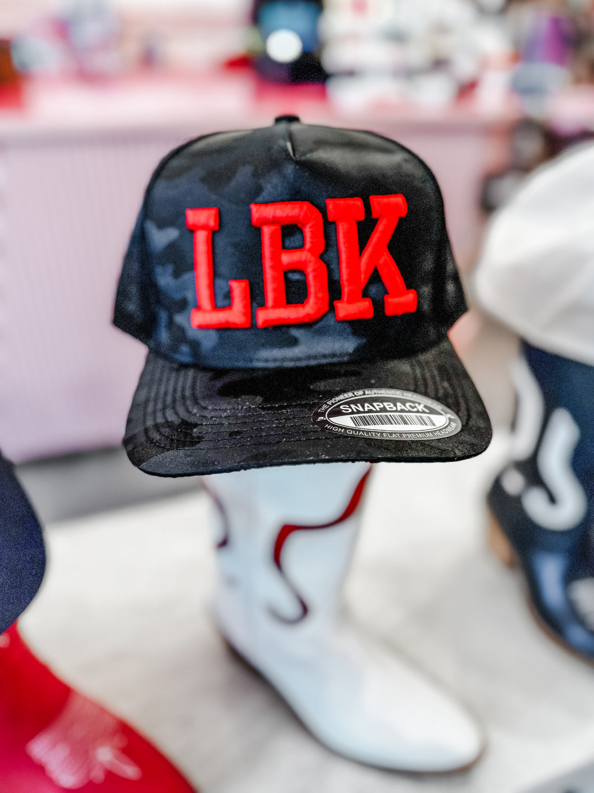 LBK Black Camo Hat