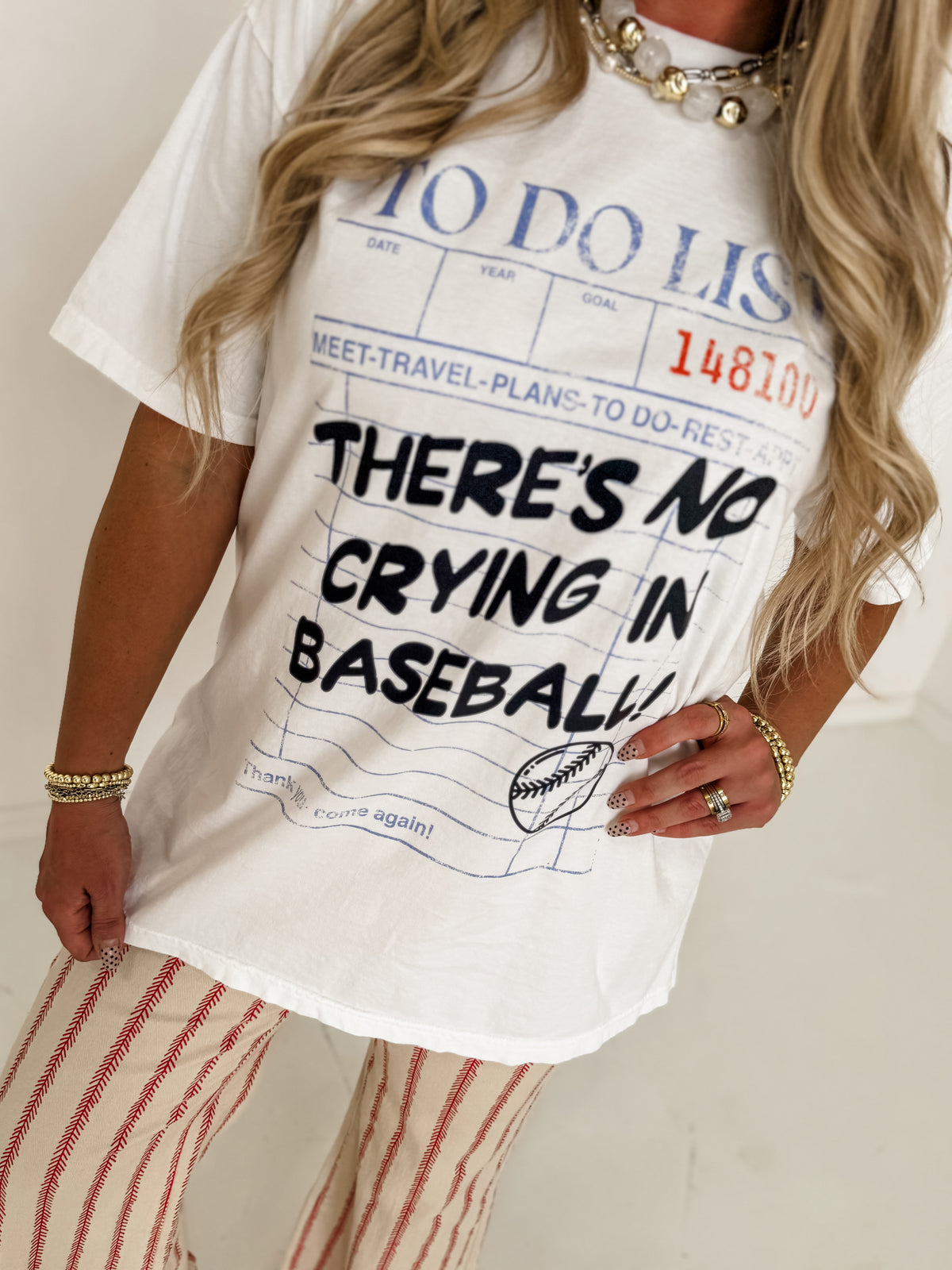 No Crying In Baseball Tee