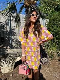 Lulu Short Mini Caftan - Sunny Daze