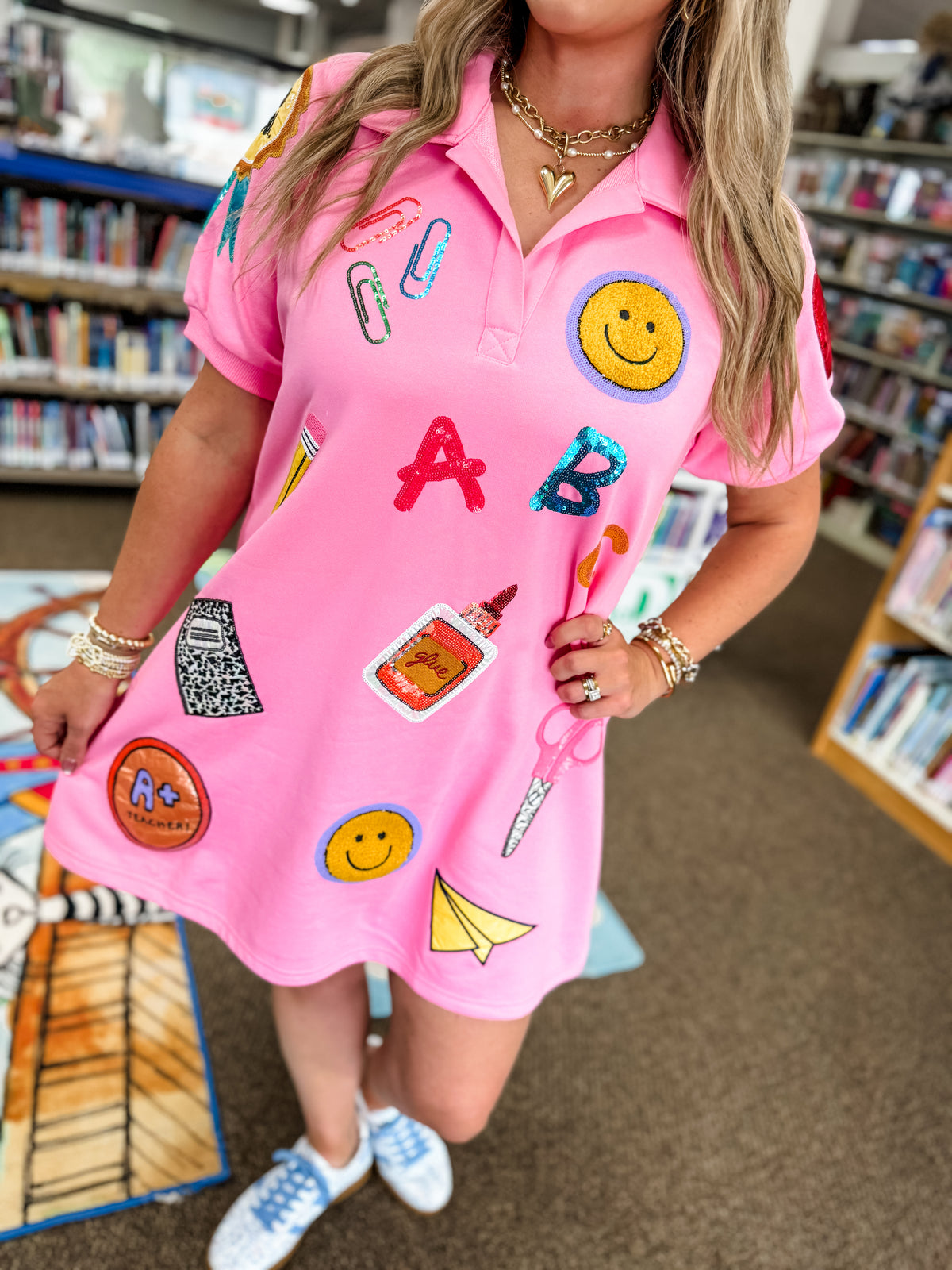 School Days Stickers Dress