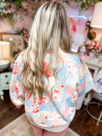 Patchwork Floral Sweatshirt BC
