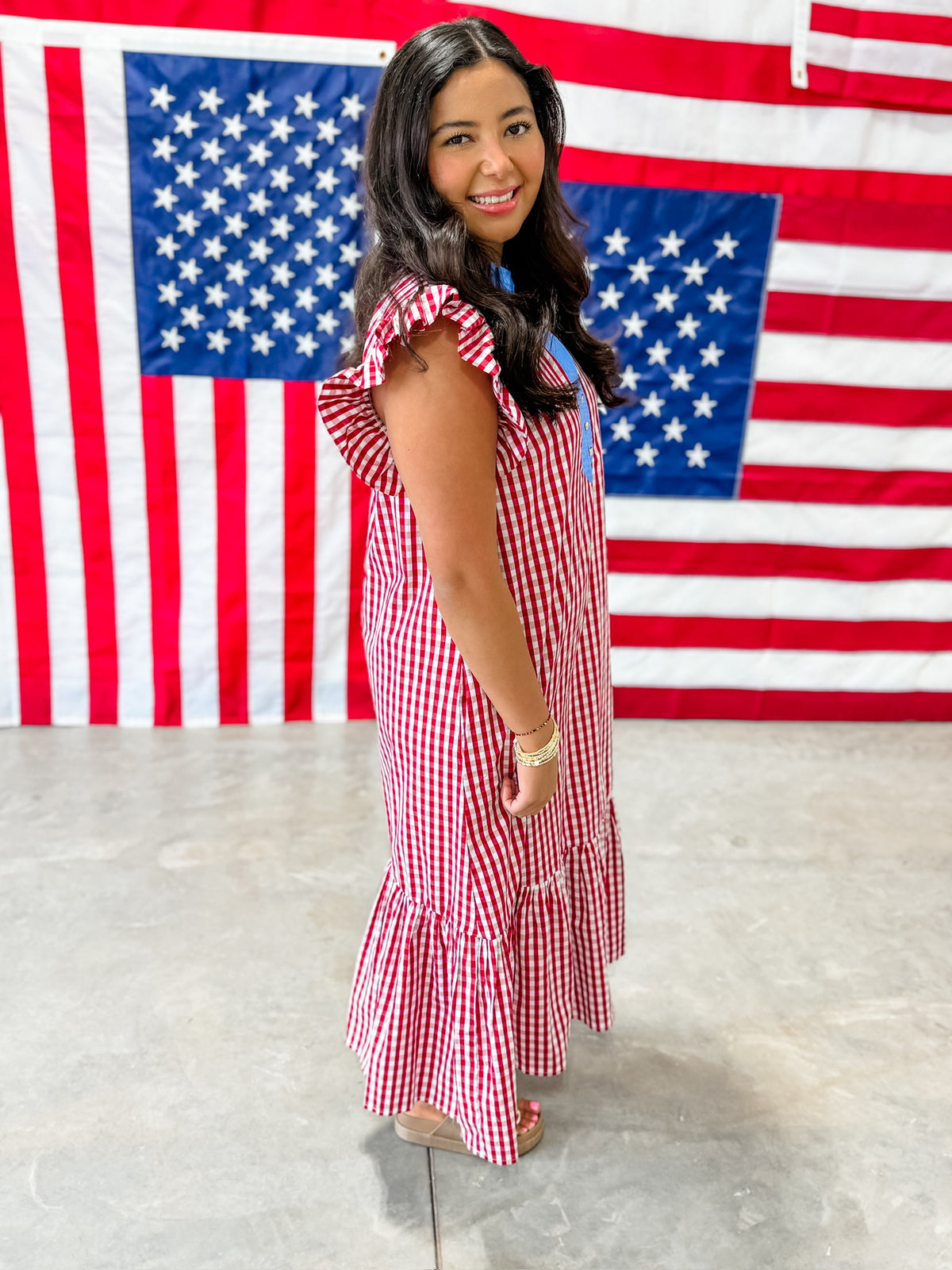Red Daisy Dress