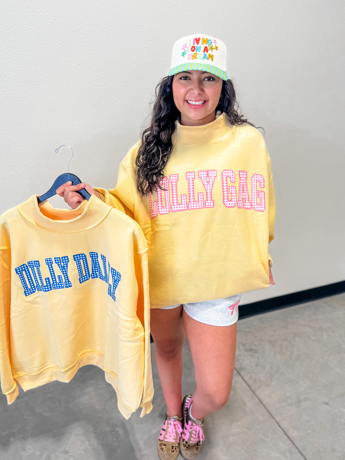 Dilly Dally & Lolly 2 Sided Mock Neck