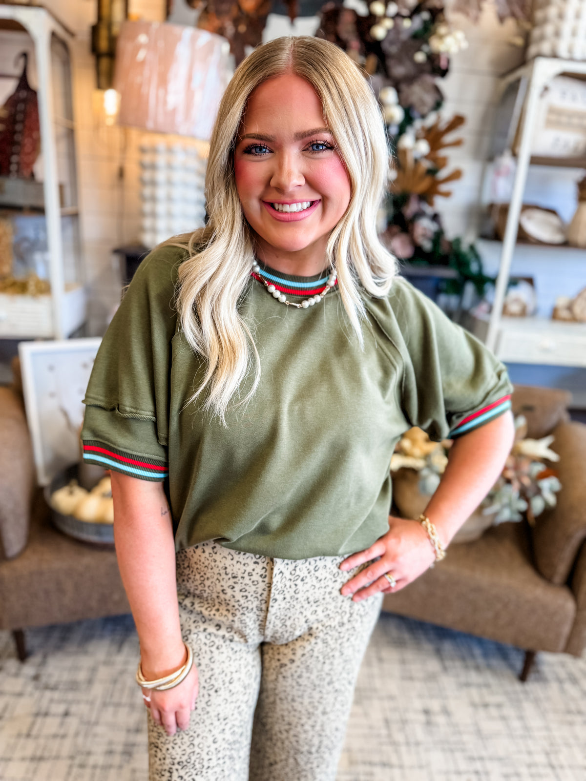 Cool Girl Top - Olive