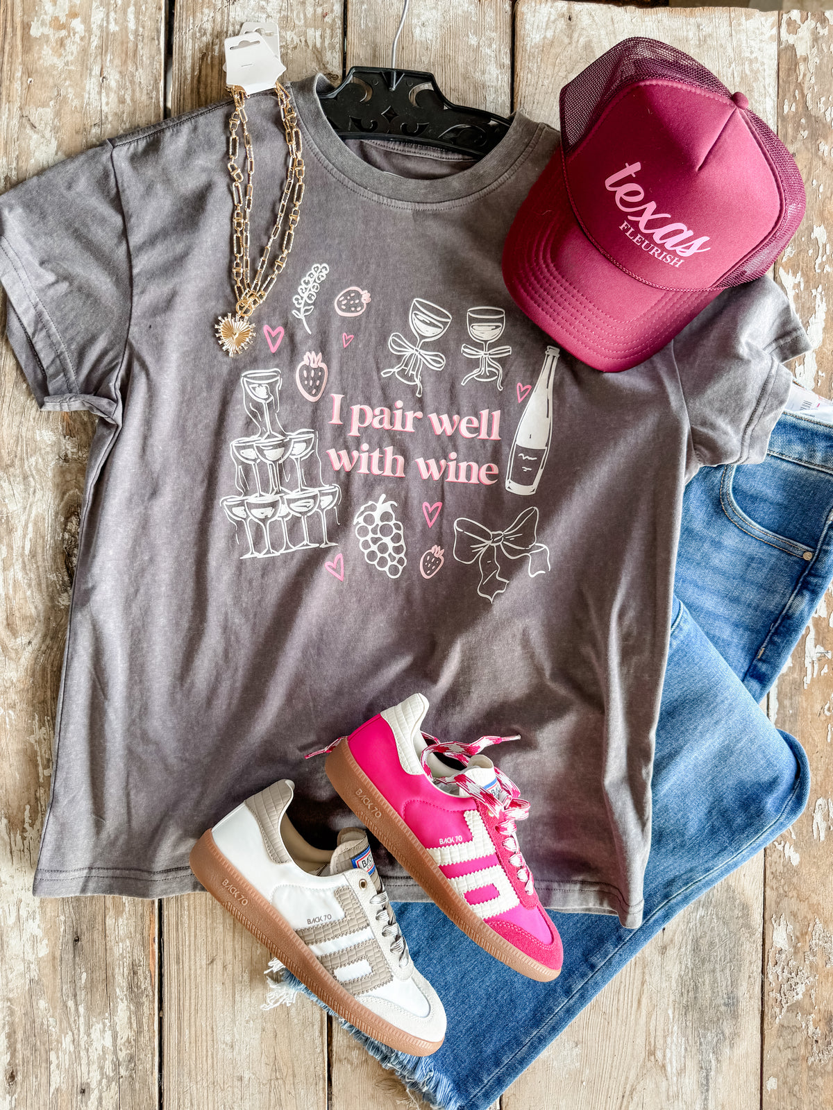 I Pair Well With Wine Tee