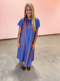 The Clara Stripe Dress