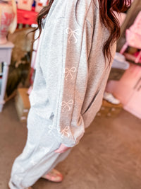 Girly Bow Jogger Set
