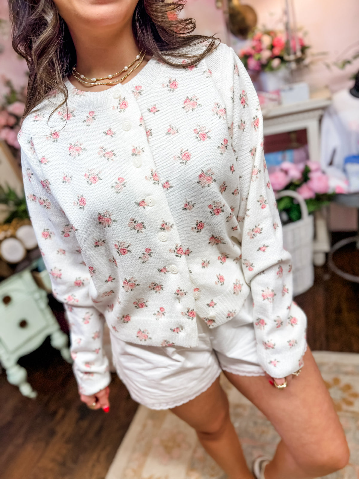 Pretty Petals Sweater