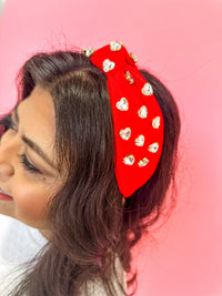 Heart Jewel Headbands- 3 Colors